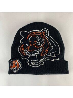 Cincinnati Bengals NFL Black Knit Beanie Cap